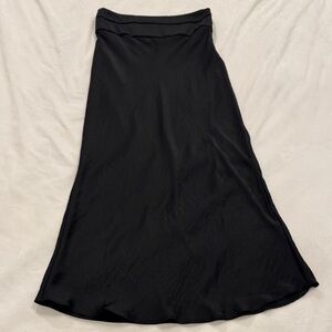 Free People Black Maxi Skirt
